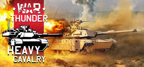 Store artwork for War Thunder showing combined aircraft, tank and ship combat with the game logo.