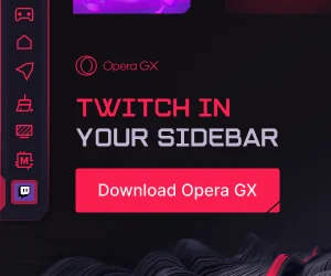 Opera GX — Twitch in your sidebar. Download Opera GX.